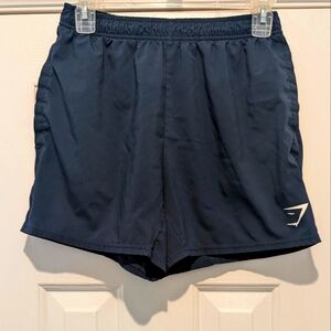 Men's Navy GymShark Athletic Shorts